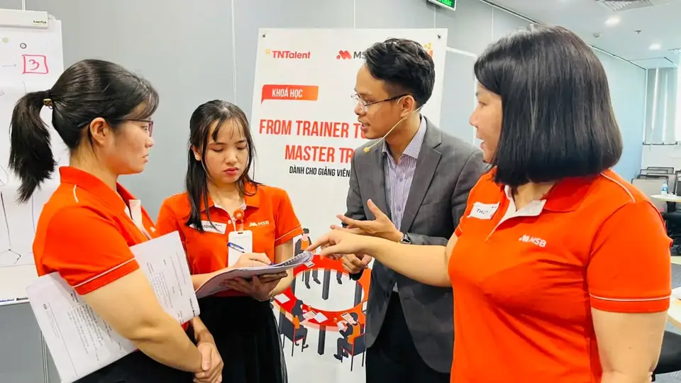 Buổi đào tạo của Đàm Thế Ngọc — MSB TRAIN THE TRAINER